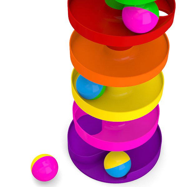 8-storey Ball and Slide - intellectual game