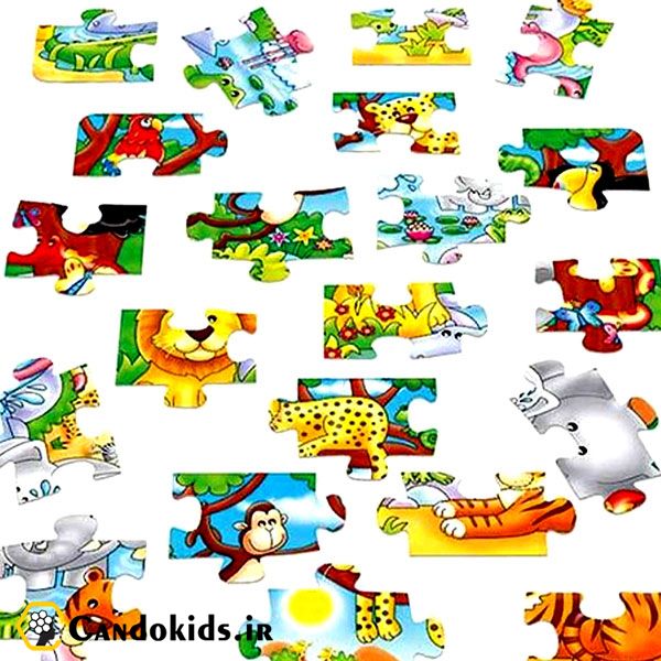 Animal forest (25 pieces) - Big Puzzle