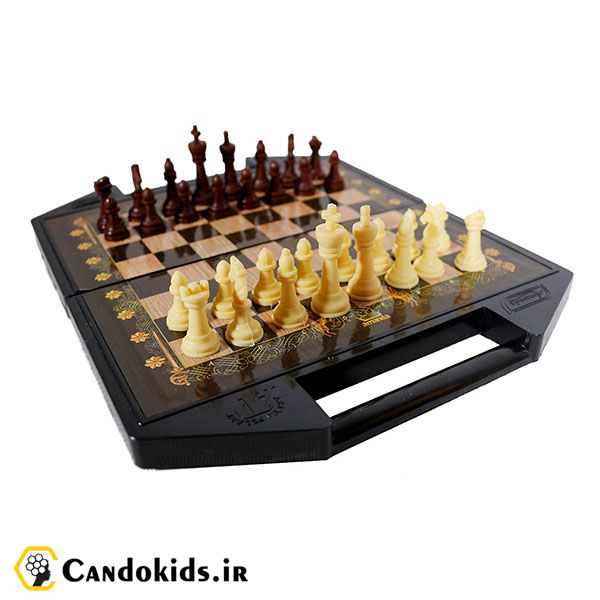 بازی رومیزی شطرنج آهنربایی و تخته نرد مدل بردیا