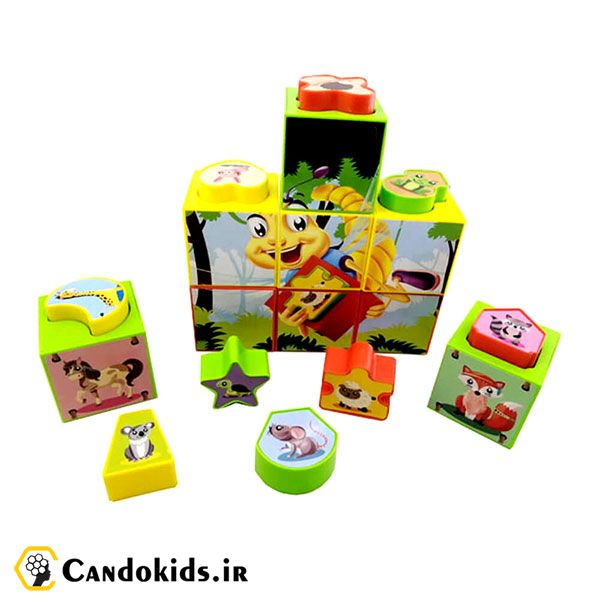 Cube shape puzzle - Intellectual game