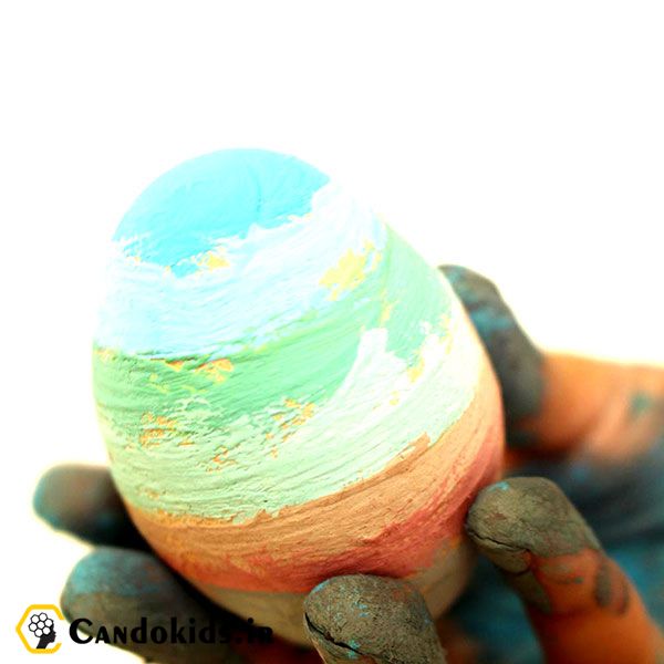 Paint and clay eggs - Toy